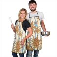 thumbnail image 3 of Botanical Plant Cooking Kitchen Aprons with Pocket Extra Long Aprons Waterproof Bib Aprons for Couple Bride Mrs Mr Cooking Aprons for Kitchen Cool BBQ Grilling (Set Of 2), 3 of 7