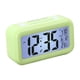 thumbnail image 2 of Reloj despertador digital, Luz de fondo, Pantalla LCD, Monitor de temperatura, Alarma de repetición, Calendario inteligente de reloj, Verde claro, 2 of 6