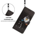 thumbnail image 3 of Leather For Samsung Galaxy S24 5G 6.2-inch Wallet Case Crystal Material  Butterflys&Flowers, With Card Holder,Wristband， Magnetic Clasp Kickstand Folio Cover,Color-4,For Galaxy S24 (5G), 3 of 10