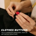 thumbnail image 2 of Cloth Button Buttons for Crafts Decor Crafting Gadgets Clothing Accessories DIY Accessory Clothes Fasteners Round, 2 of 6