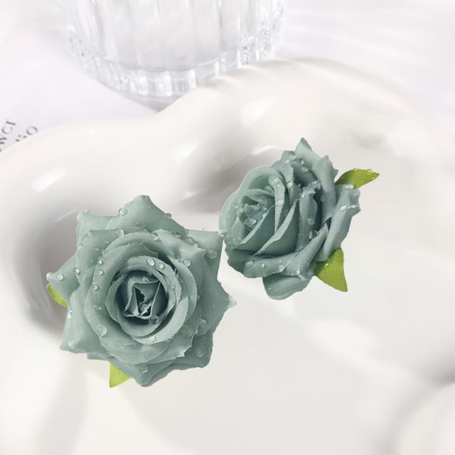 Simulation Flower Head Silk Flower Head Decoration DIY Handmade Fake Flower Material Simulation Flower Decoration