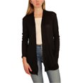 thumbnail image 2 of Aeropostale Womens Solid Knit Sweater, Black, Juniors, X-Small, 2 of 4