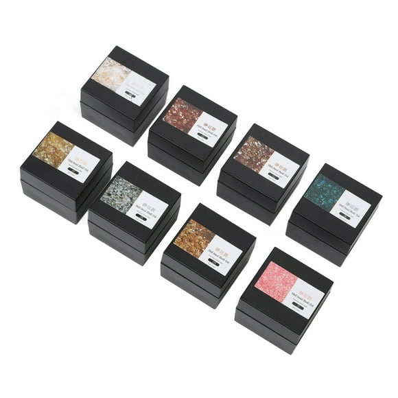Esmalte de Gel UV, Brillo de 8 Colores Policio de Gel de de de Bricolaje Portátil para Salón de Unas