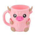 thumbnail image 1 of Cerro De Cartoones De Helado De Vacas Con Ranura Para Cuchara, Manga Aislada De PLA A Prueba De Fugas Para Pintas O Latas De Cerveza De 16 Oz, Linda Taza Sin Deslizamiento, 1 of 7