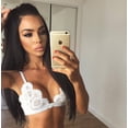 thumbnail image 1 of Women Lace Bra Floral Bras Women Bodysuit Lingerie Push Up Bra, 1 of 2