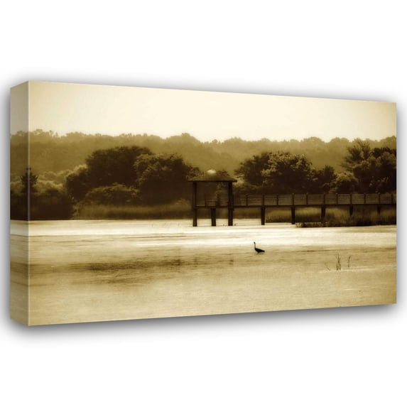 Alan Hausenflock 32x23 Gallery Wrapped Canvas Wall Art Titled - Lagoon II