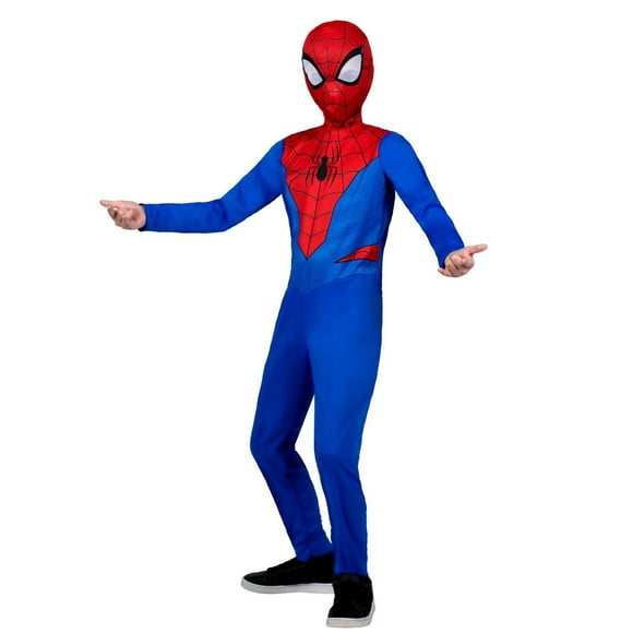 MARVEL’S SPIDER-MAN YOUTH COSTUME - Poly Jersey Jumpsuit with Fabric Mask
