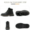 thumbnail image 5 of Tanleewa Leather Steel Toe Work Boots for Men Non-Slip Safety Shoes, 5 of 10