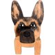 thumbnail image 1 of Soporte para gafas de perro, soporte creativo para gafas, soporte de cristal para animales, bonito adorno de pastor alemán de perro salchicha de madera,, 1 of 5