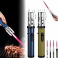 thumbnail image 1 of Camping Outdoor Windproof Straight Flame Lighter, 2025 New Windproof Straight Flame Lighter (Sliver), 1 of 9