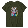 thumbnail image 1 of Mujeres Manga Corta Tops Impreso Cuello Redondo Camiseta Superior, Poliéster Spandex Vintage Humor, 1 of 5