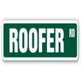 thumbnail image 1 of SignMission SS-ROOFER 18 in. Roofer Street Sign - Roofing Roof Company Shingles Repair, 1 of 1