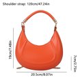 thumbnail image 3 of Bolso de mujer 2023 Ins Messenger Bag PU Cadena de cuero Tote femenino (naranja), 3 of 9