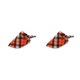thumbnail image 4 of Methold Perro Bandanas Ropa para perros pequeños Saliva Toalla Triángulo Plaid Estilo Pañuelo Collares Reversible Decoración Gato Tipo 12 tipo 12 2piezas Methold CBP288911, 4 of 6