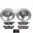 thumbnail image 3 of PowerStop Rear Z36 Truck & Tow Carbon-Fiber Ceramic Brake Pad and Drilled and Slotted Rotor Kit Fits: FORD LINCOLN MERCURY Select Models K2984-36, 3 of 9