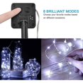 thumbnail image 2 of Guirnaldas de luces solares, 22M 200LED Luces de cadena solares al aire libre, 8 modos Cable de cobre impermeable para decoración del hogar Dormitorio Jardín Patio Fiesta Fiesta de Navidad, 2 of 5