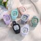 thumbnail image 4 of Bonito reloj de silicona, moderno, luminoso, deportivo, para estudiantes, con correa cuadrada, reloj de gran valor, 4 of 6
