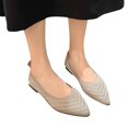 thumbnail image 3 of Sngxgn Flats Shoes for Women, Ballet Flats Shoes with Comfortable , Soft Slip on Dressy Shoes for Casual(Khaki,40), 3 of 6