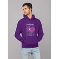 thumbnail image 2 of Flying 3D Smiles Techno Style Hoodie Men -Image by Shutterstock, Male 3X-Large, 2 of 4