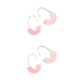 thumbnail image 3 of sweethay 1 par de pendientes bohemios estilo Vintage acrílico estampado de leopardo gotas para las orejas colgante para la oreja suministros para fiestas Rosa 2piezas sweethay CBP200603, 3 of 5