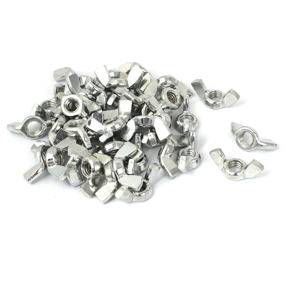 Unique Bargains 5/16"18 Thread Carbon Steel Butterfly Wing Nut Screw