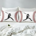 Baseball Bat Bed Sheets Set Softball Sheets,European Sports Ball Sheet Set Queen,Hobby Activity