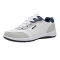 thumbnail image 2 of RotHome Mens Casual Loafers Shoes White Breathable Comfortable Wide Width Fashion Sneakers Lightweight Slip-On Design with Arch Support for Everyday Wear Office, 2 of 9