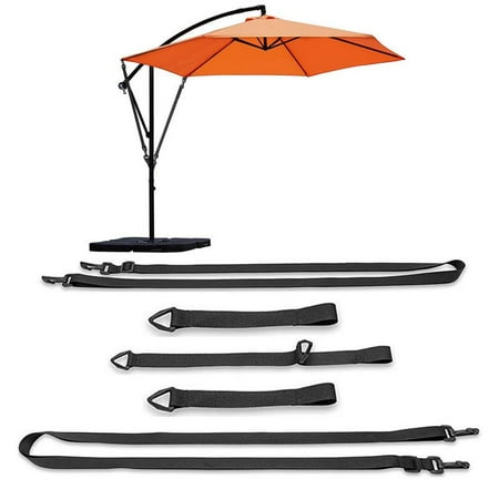 

Famure Wind Protection for Large Cantilever Parasols|Adjustable Wind Lock for Cantilever Parasols|Weatherproof Fixed Strap for Parasol with Hooks