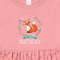 thumbnail image 4 of Inktastic First Birthday 1 Year Old Girl Fox Girls Baby Dress, 4 of 5