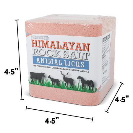 Compressed Himalayan Salt Animal Lick 5.5 lb (Block w/ Hole)