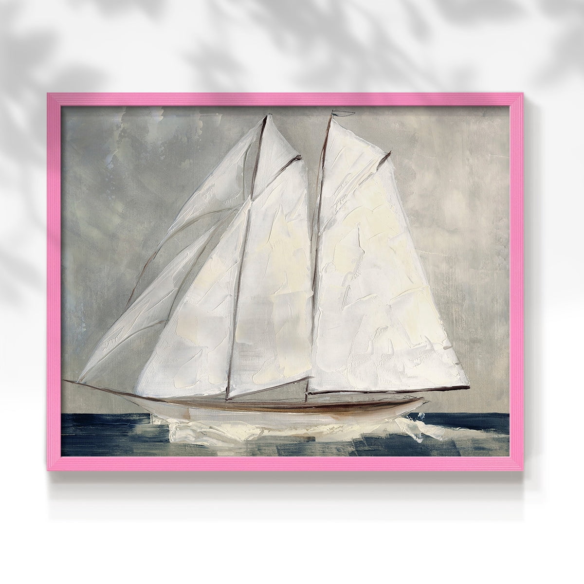 Setting Sail by Sally Swatland - Restickable Framed Giclée Print
