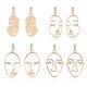 thumbnail image 5 of Pendientes colgantes de cara de artista chapados en oro de 18 quilates recién llegados 2020 para mujer oso de fresa Hogar, 5 of 5