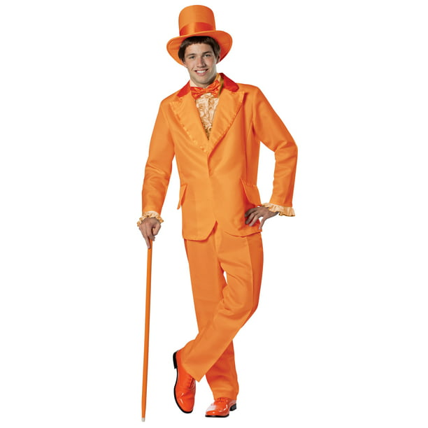 Lloyd Christmas Dumb and Dumber Movie To Orange Tuxedo Costume Jim Carrey