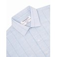 thumbnail image 3 of Manchester camisa casual manga larga de cuadros tartán con doble bolsillo, 3 of 5