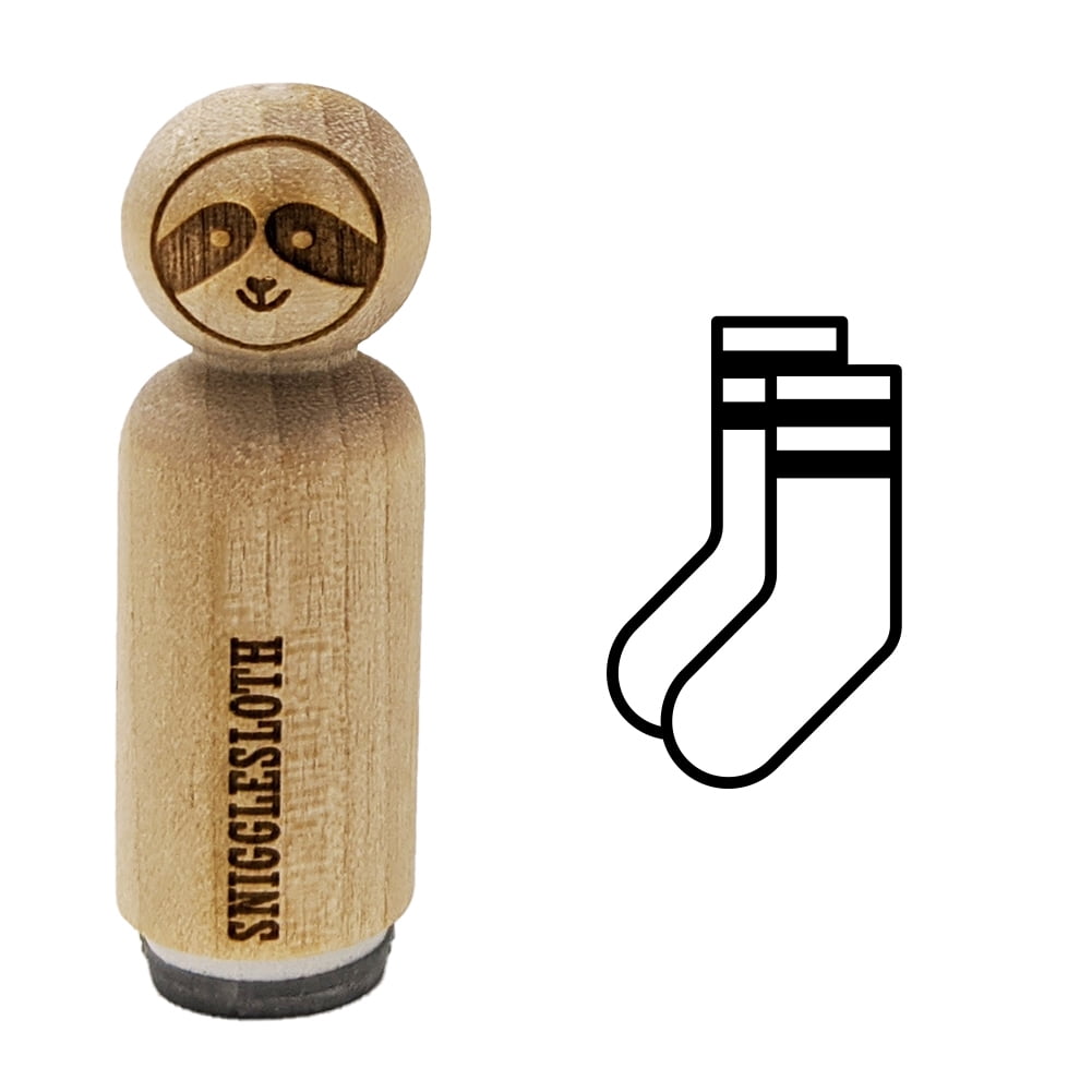 Ballerina Dance Rubber Stamp - 1/2 Inch Mini Craft Stamp For Planners & Journals