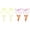White/Orange Flower, variant on Jefferies Socks Girls Womens Barefoot Sandals Hand Crochet Cotton Knit 2 Pair Pack