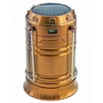 thumbnail image 3 of 2 Solar Collapsible LED Lantern 3-in-1 Rechargeable, Flashlight & USB Power Bank - Portable, Bright, Eco-Friendly - Camping, Outdoor Activities, Emergencies (Copper), 3 of 5