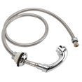 thumbnail image 1 of Shampoo Basin Faucet, Decorative Lightweight Shampoo Bed Faucet Electroplating Coating  For Barbershop, 1 of 8