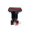 thumbnail image 1 of Wweixi Red LED Push Button Rectangle Illuminated Buttons Micro Switch for Credit Arcade Coin Operated Game Vending Parking Equipment Red Three Legs, 1 of 7