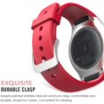 thumbnail image 5 of KOMI Watch Band Compatible with Samsung Gear S2, Soft Silicone Replacement Sport Band fit Gear S2 (SM-R720 / SM-R730 ONLY) Smart Watch, NOT FIT S2 Classic (SM-R732 & SM-R735), NOT FIT Gear Fit2, RED, 5 of 5