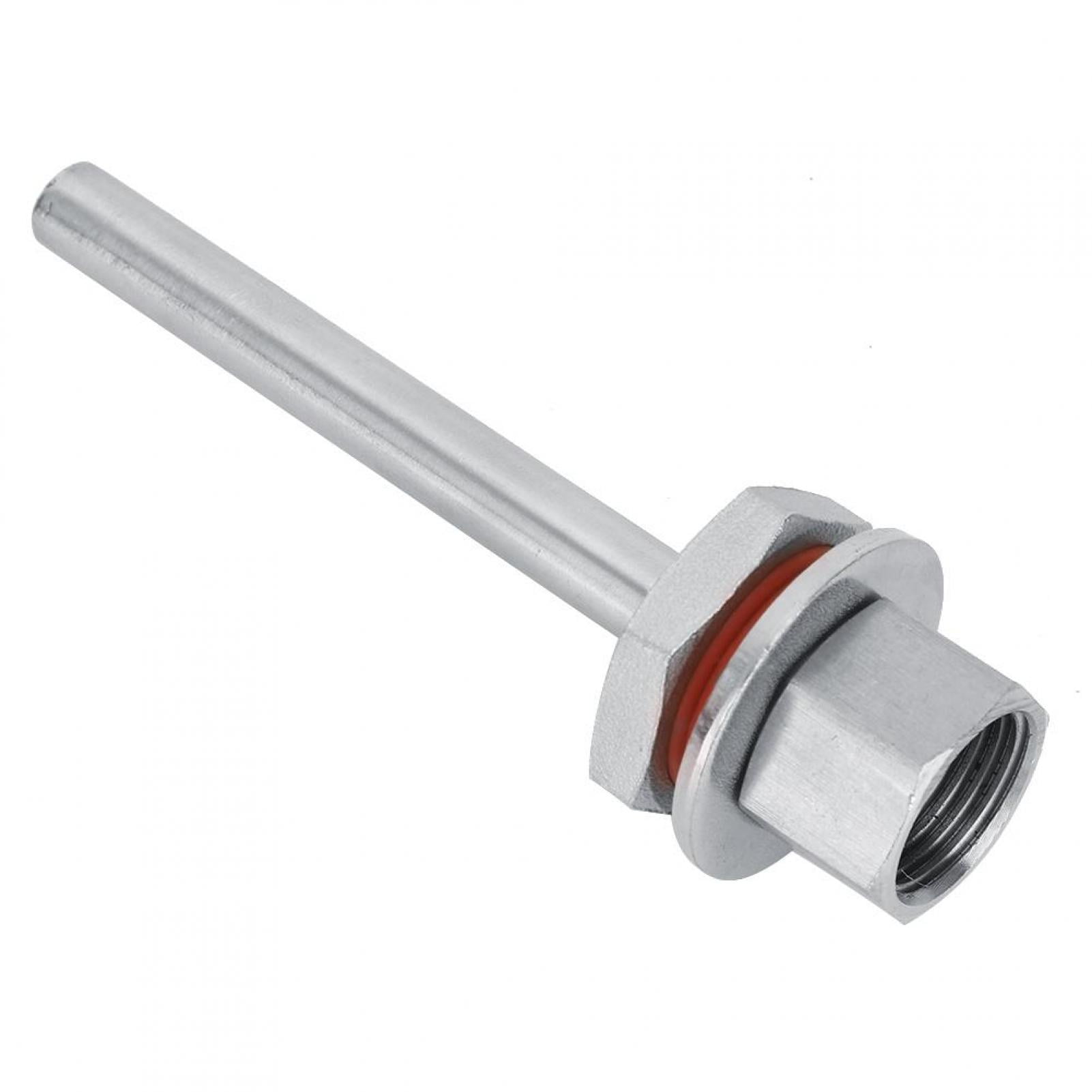 4 Inch Stainless Steel 1/2in Thermowell Kit Fast Ferment Thermometer Stainless Steel Thermometer Homebrew Fitting Accessories