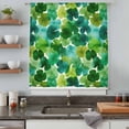 thumbnail image 5 of St. Patrick's Day Sheer Curtains 63 Inches Long, Green Lucky Shamrocks Spring Plants Light Filering Curtains, Breathable Simi Curtain Privacy Drapes for Living Room Bedroom Window Treatment, 5 of 9