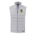 thumbnail image 2 of Men's Cutter & Buck Gray Nashville SC Evoke Hybrid Eco Softshell Recycled Full-Zip Vest, 2 of 3