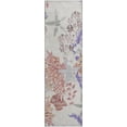 thumbnail image 2 of Addison Rugs Mayfield Washable Coastal Coral Spice Runner Rug, 2'3" x 7'6", 2 of 5