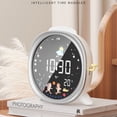thumbnail image 4 of Bewildely Reloj de con alarma digital, construcción duradera y visualización de temperatura en tiempo real. Electrodomésticos rosa, 4 of 6