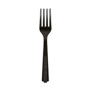 Plastic Disposable Forks, Black, 24 Pieces, by Way To Celebrate