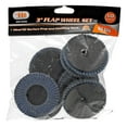 thumbnail image 2 of "3"" Flap Wheel Set - 60 Grit", 2 of 2