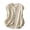 Beige, variant on Women Linen Button Down Ruffle Flowy Cotton Linen Round Neck Sleeveless Solid Casual Comfy Basic Vintage Vacation Holiday Travel Loose Tops Blouse, Beige M
