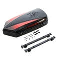 thumbnail image 4 of Caja de equipaje de techo a escala 1:8 1:10, portaequipajes, soporte de barra transversal de equipaje de techo para orugas, accesorio DIY para coche negro, 4 of 8