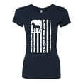 thumbnail image 2 of Pitbull Dad Dog Dag Funny Gift | Womens Dog Lover Slim Fit Junior Tee, Navy, X-Large, 2 of 4